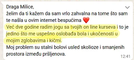 Iskustvo članice 3
