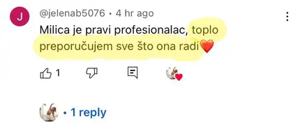 Iskustvo članice 13