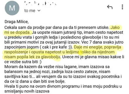 Iskustvo članice 4