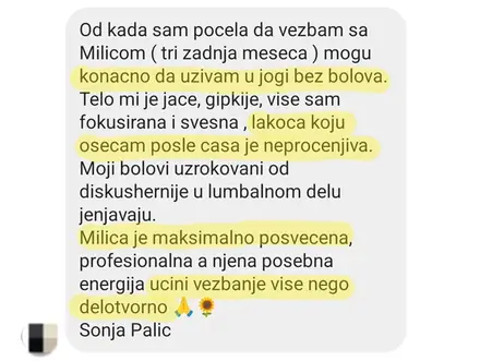 Iskustvo članice 7