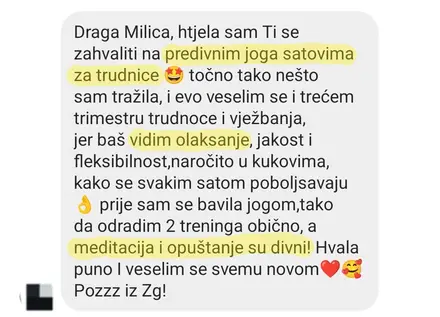 Iskustvo članice 8